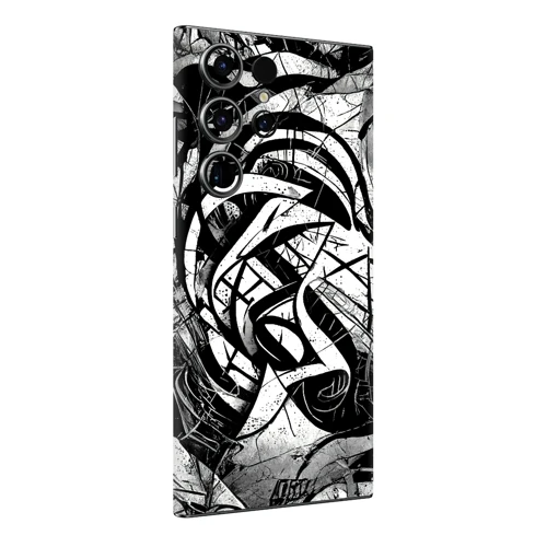 Samsung S23 Ultra Kaplama Monochrome Grafiti