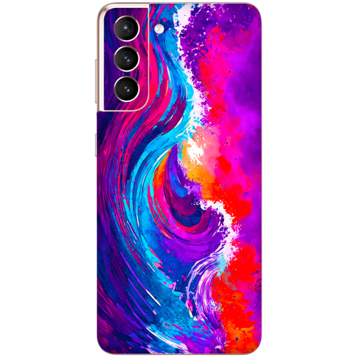 Samsung S21 Kaplama Mor Dalgalar