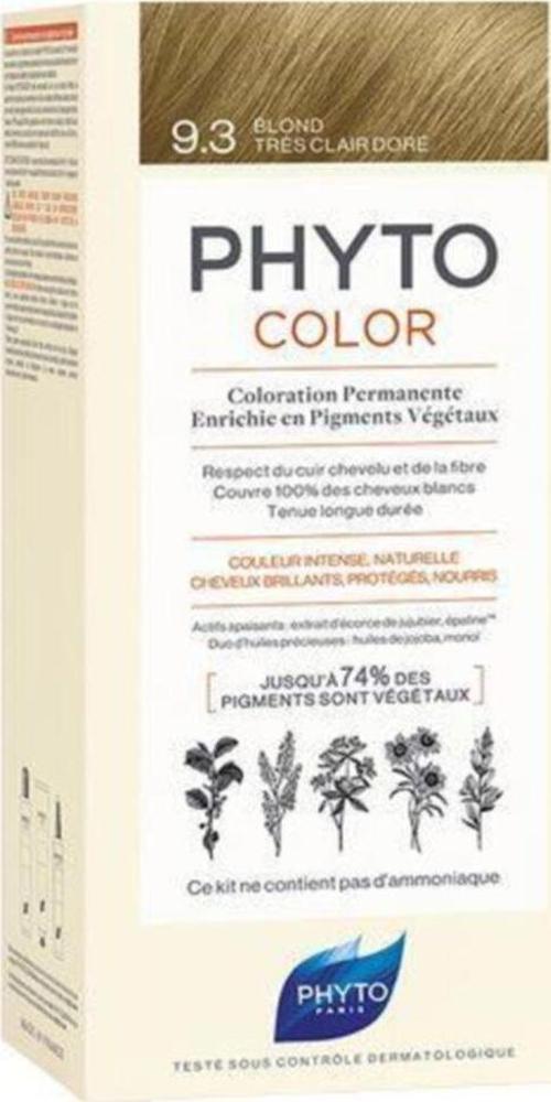 Color 9.3 Açık Sarı Dore Bitkisel Saç Boyası (YENİ AMBALAJ)