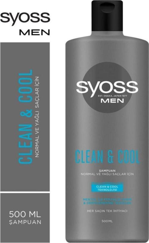 Men Clean & Cool Mentol Etkili Şampuan 500 ml
