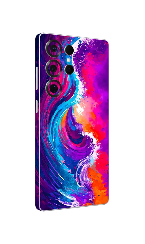 Samsung S25 Ultra Kaplama Mor Dalgalar