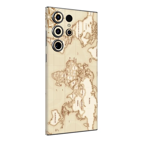 Samsung S23 Ultra Kaplama Retro Atlas