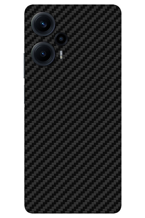 Poco F5 Kaplama Siyah Karbon Fiber