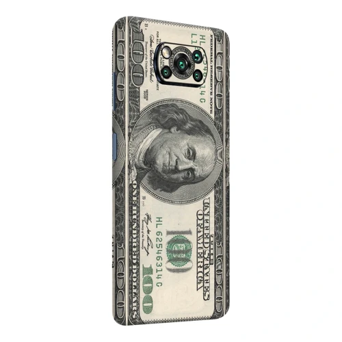 Poco X3 / X3 Pro Kaplama Dolar Desenli