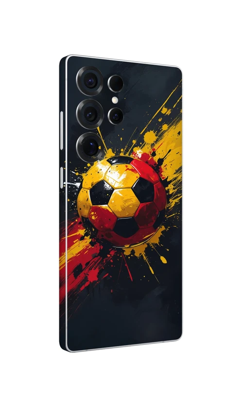 Samsung S25 Ultra Kaplama Sarı Kırmızı Top