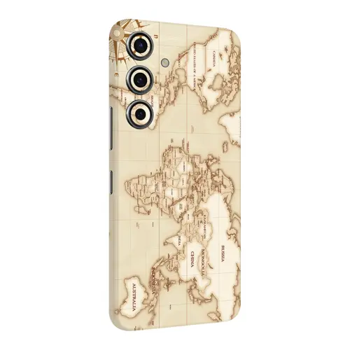 Samsung S24 Kaplama Retro Atlas