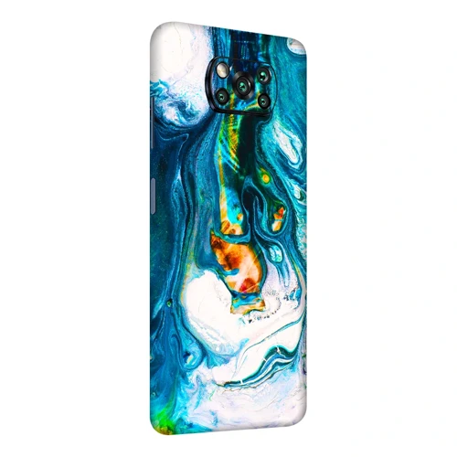 Poco X3 / X3 Pro Kaplama Mavi Buzul Yağlı Boya