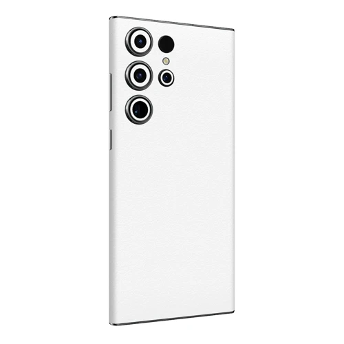 Samsung S24 Ultra Kaplama Dokulu Beyaz