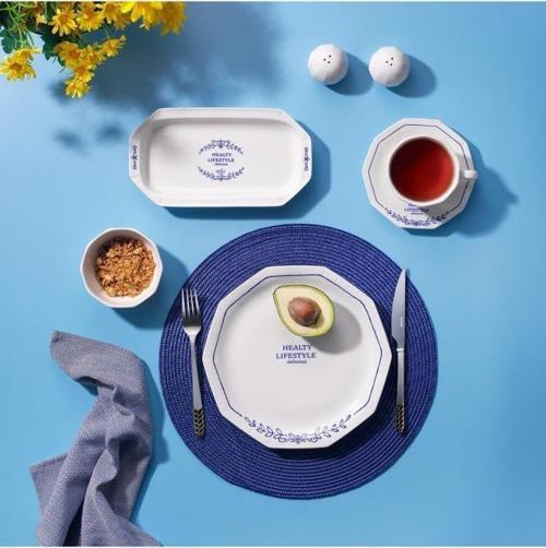 Swanky Kahvaltı Takımı 32 Parça-Lacivert01