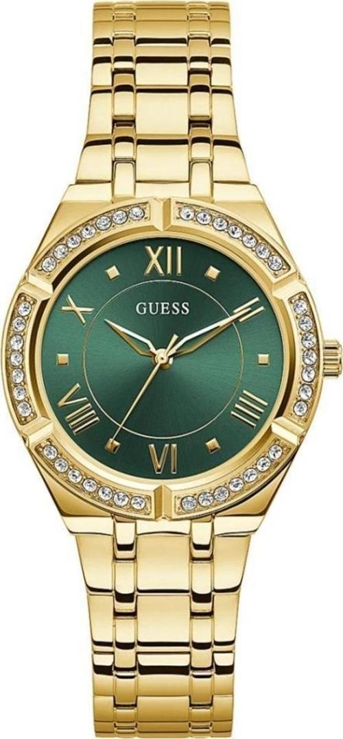 Gugw0033l8 Altın Kaplama Taşlı Kol Saati