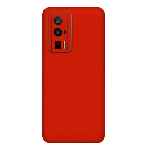 Poco F5 Pro Kaplama Dokulu Kırmızı