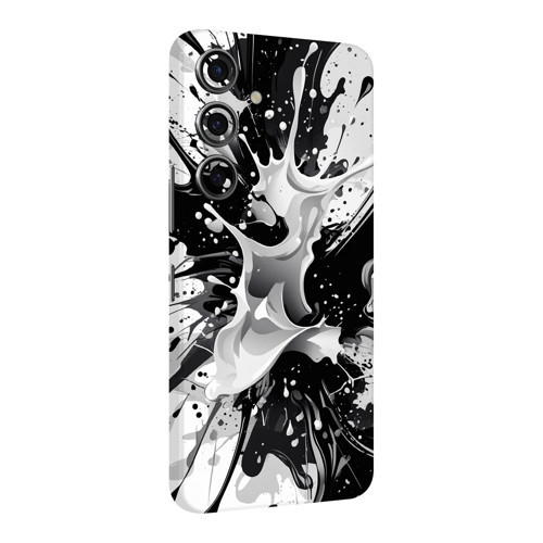Samsung S24 Kaplama Bordo Mavi Boya