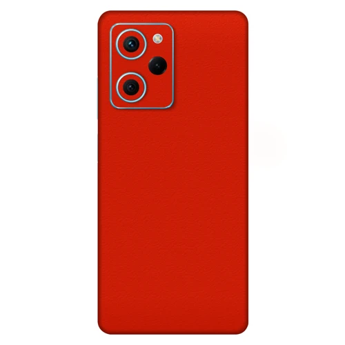 Poco X5 Pro Kaplama Dokulu Kırmızı