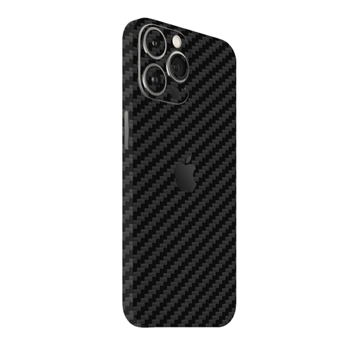 İphone 14 Pro Max Kaplama Siyah Karbon Fiber