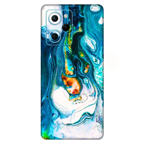 Poco X5 Pro Kaplama Mavi Buzul Yağlı Boya