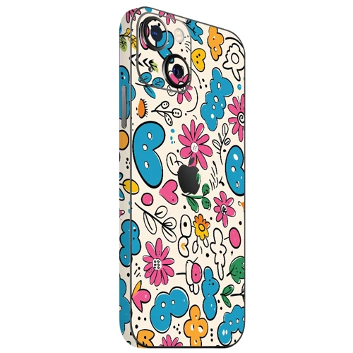 İphone 13 Mini Çiçek Kaplamaları