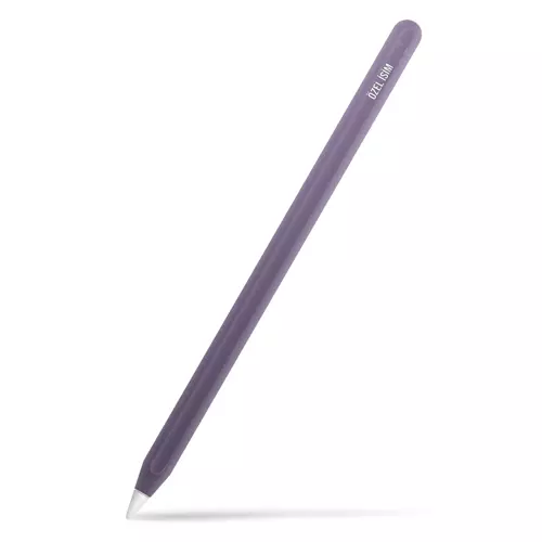 Apple Pencil Kaplama Dokulu Derin Mor