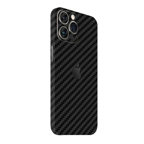 İphone 13 Pro Max Kaplama Siyah Karbon Fiber