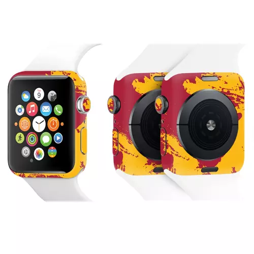 Apple Watch Kaplama Sarı Kırmızı