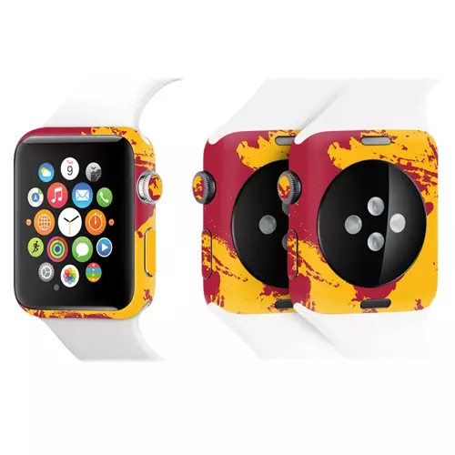Apple Watch Kaplama Sarı Kırmızı