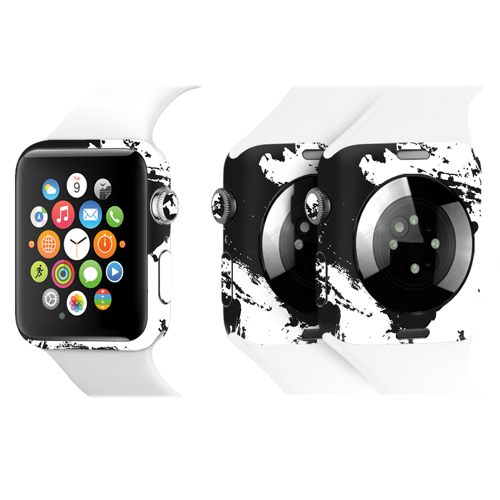 Apple Watch Kaplama Siyah Beyaz