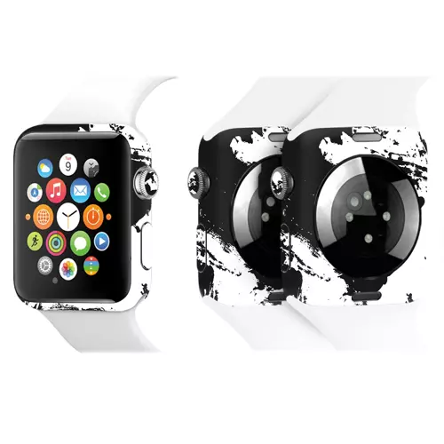 Apple Watch Kaplama Siyah Beyaz