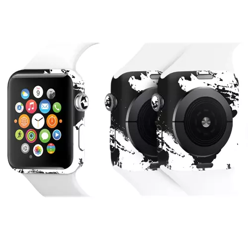 Apple Watch Kaplama Siyah Beyaz