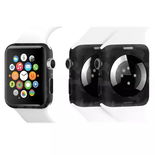 Apple Watch Kaplama Siyah Kamuflaj