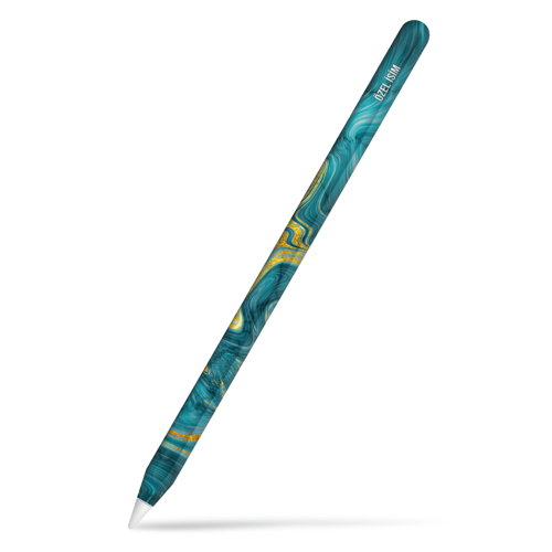 Apple Pencil Kaplama Mistik Turkuaz Dalga