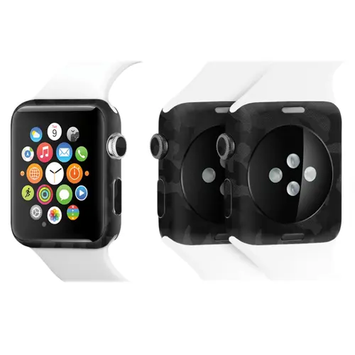 Apple Watch Kaplama Siyah Kamuflaj