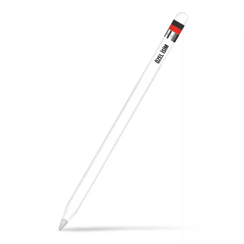 Apple Pencil Kaplama Siyah Beyaz Kırmızı