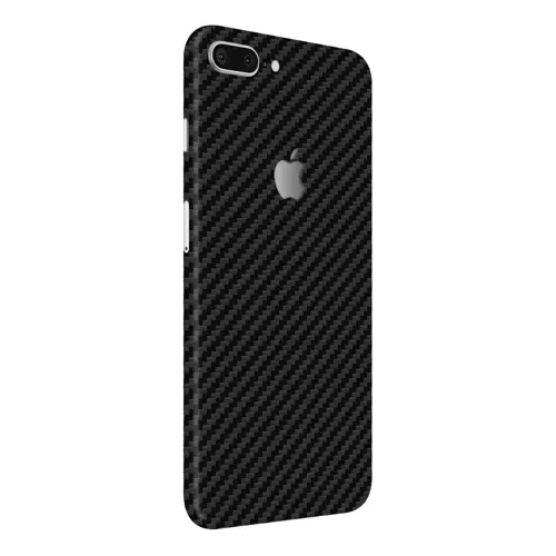 İphone 8 Plus Kaplama Siyah Karbon Fiber