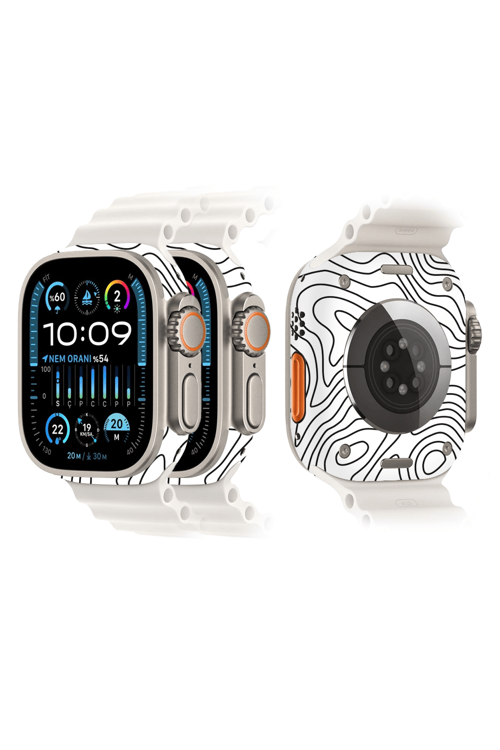 Apple Watch Kaplama Beyaz İzohips