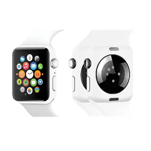 Apple Watch Kaplama Dokulu Beyaz