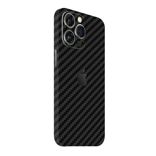 İphone 16 Pro Kaplama Siyah Karbon Fiber