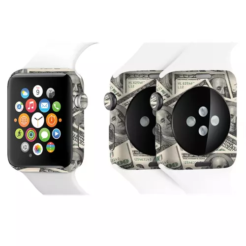 Apple Watch Kaplama Dolar Desenli