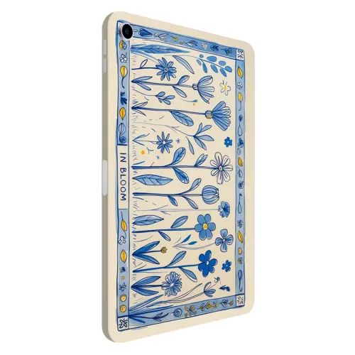 İpad Kaplama Mavi Bahar