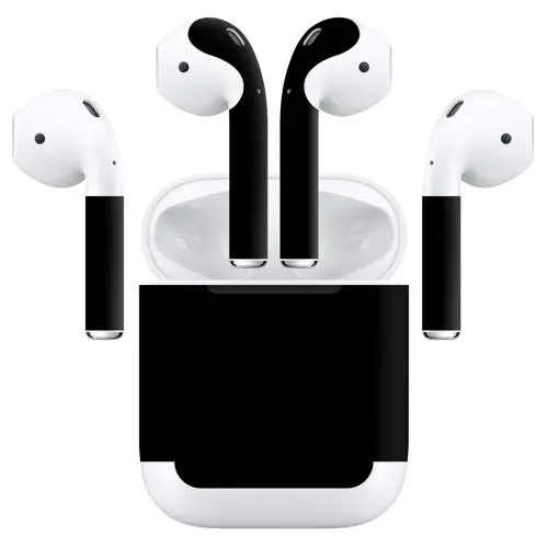 Airpods (Gen 2 No Wireless) Kaplama Mat Siyah