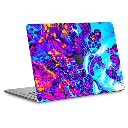 Macbook Air 13" (2018-2019) Kaplama - Mistik Mor Dalga