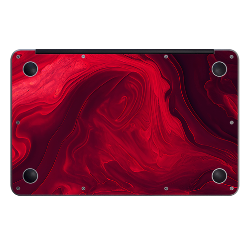 Macbook Air 13" (2020 M1) Kaplama - Mistik Kırmızı Alev