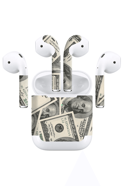 Airpods (Gen 2 Wireless) Kaplama Dolar Desenli