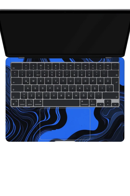 Macbook Air 13" (2022 M2) Kaplama - Mavi İzohips