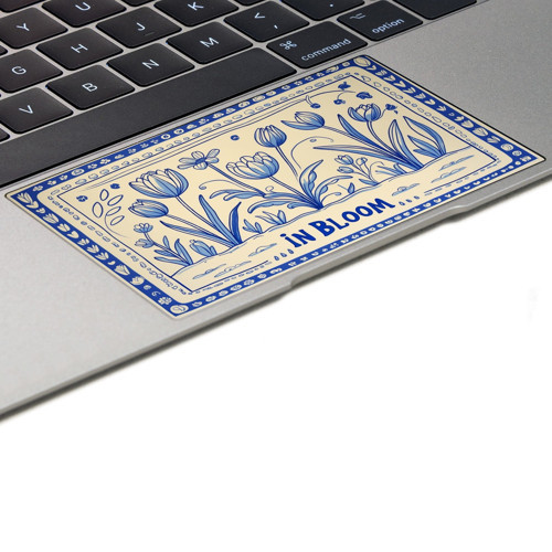 Macbook Air 13" (2018-2019) Kaplama - Porselen Çiçekler