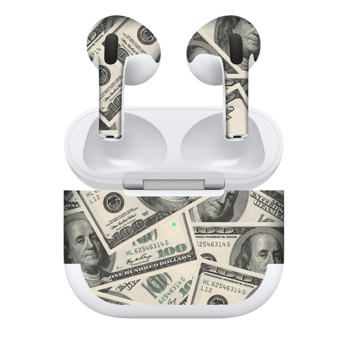 Airpods 3 Kaplama Dolar Desenli