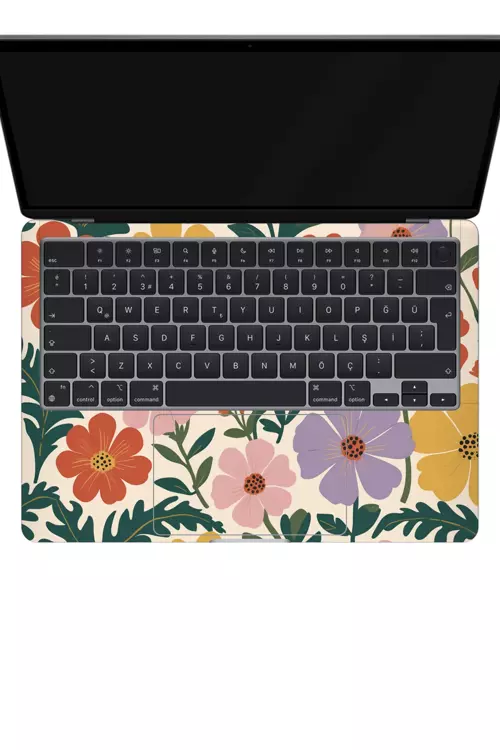 Macbook Air 13" (2024 M3) Kaplama - Yaz Bahçesi