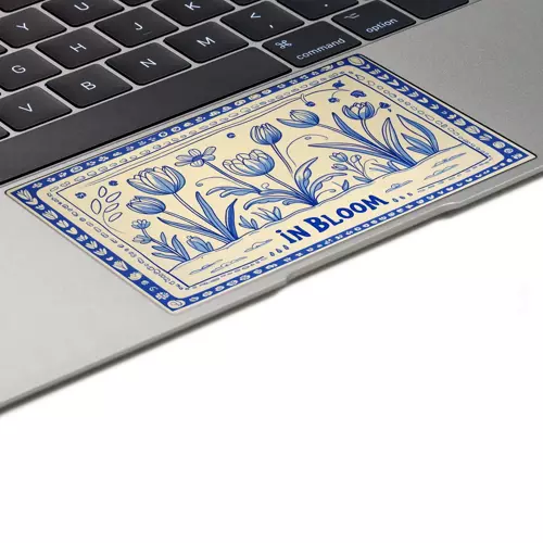 Macbook Pro 13" (2013-2015 Retina) Kaplama - Porselen Çiçekler