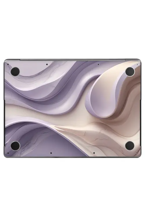 Macbook Pro 14" (2021 M1) Kaplama - Lavanta Mermer
