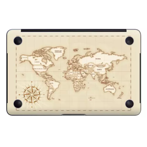 Macbook Pro 13" (2022 M2) Kaplama - Retro Atlas