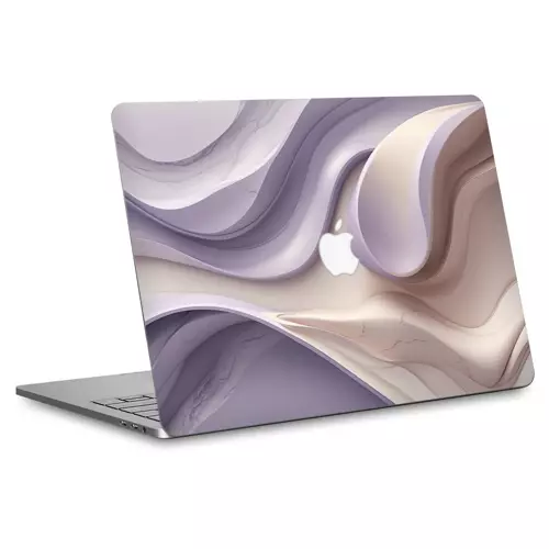 Macbook Pro 13" (2020 M1) Kaplama - Lavanta Mermer