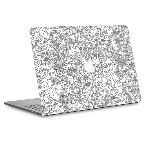 Macbook Pro 13" (2013-2015 Retina) Kaplama - Beyaz İzohips